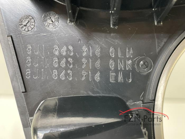 Audi TTRS 8J Middenconsole Aluminium