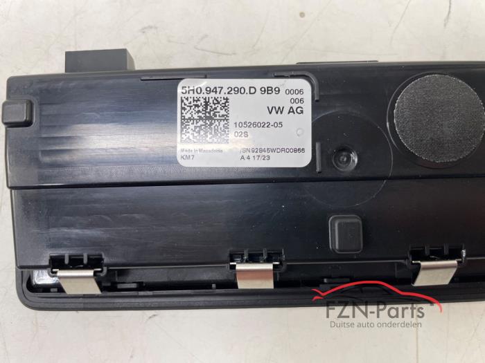 VW golf 8 binnenverlichting Achterzijde zwart