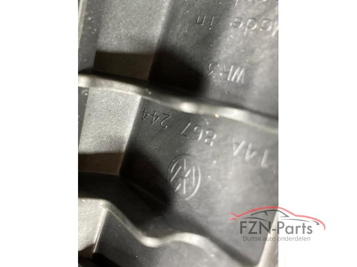 VW ID.7 B-Stijl rechts Zwart