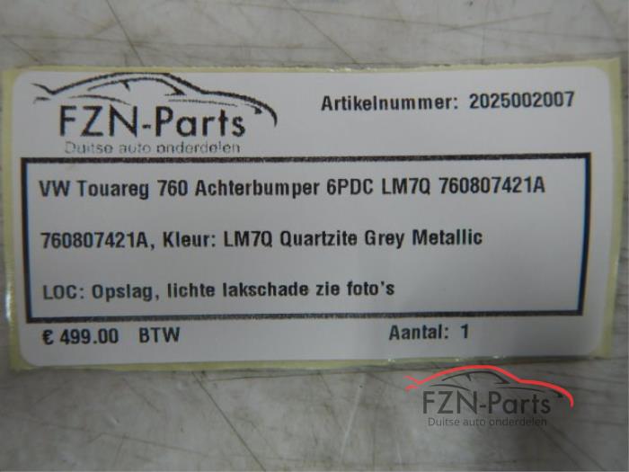 VW Touareg 760 Achterbumper 6PDC LM7Q