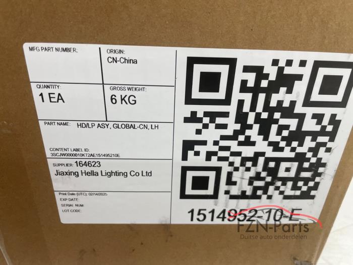 Tesla Model 3 Koplamp volled Links