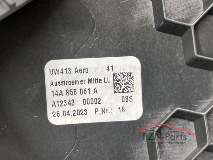 VW ID.7 Luchtrooster midden Dashboard zwart/chroom