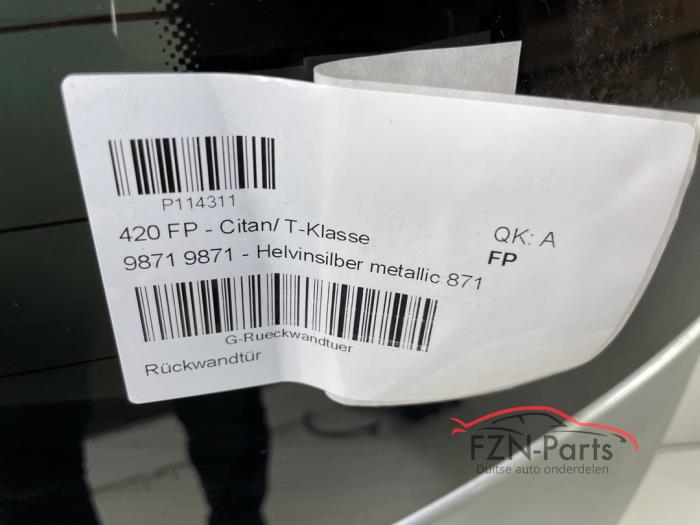 Mercedes-Benz Citan W420 Achterklep met ruit