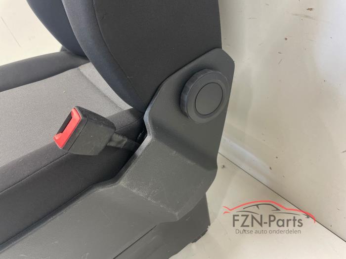 VW Crafter Bijrijders Stoel Bank Zwart / Grijs