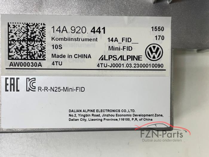 VW ID.7 I Instrumentenpaneel