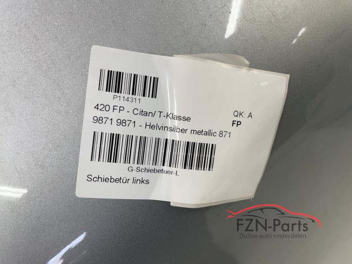 Mercedes-Benz Citan W420 Schuifdeur Links Compleet met ruit