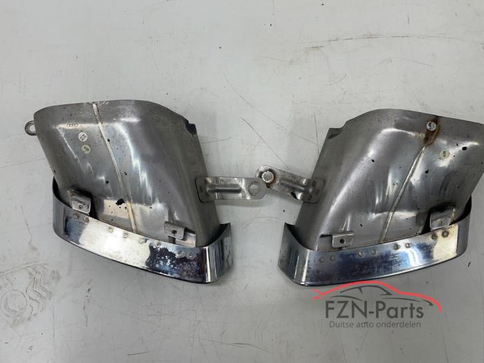 Audi A6 4G Facelift uitlaat sierstukken links rechts