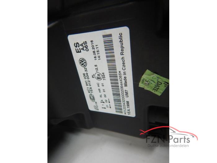 VW Polo 6C Volled Koplampen Set Links+Rechts