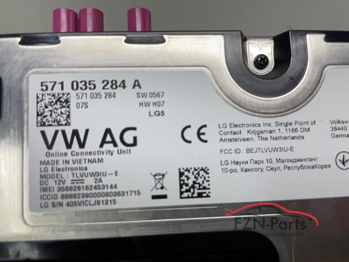 VW Caddy 2K8 Communicatie module