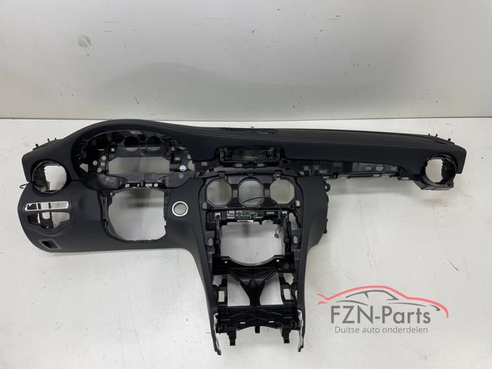 Mercedes-Benz W205 Dashboard Zwart Los Leer Grijs stiksel