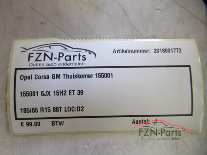 Opel Corsa GM Thuiskomer