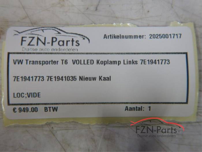 VW Transporter T6 VOLLED Koplamp Links