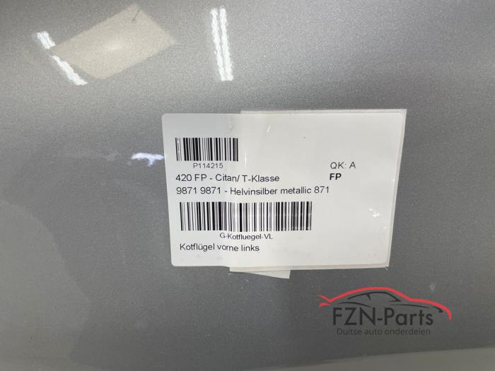 Mercedes Benz E-Citan W420 Zijscherm Links-voor 871