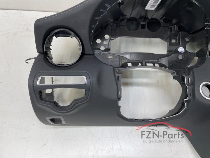 Mercedes-Benz W205 Dashboard Zwart Los Leer Grijs stiksel