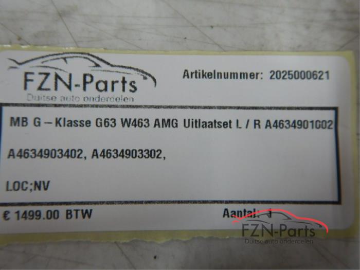 Uitlaat (compleet) Mercedes G-Klasse (23510055)