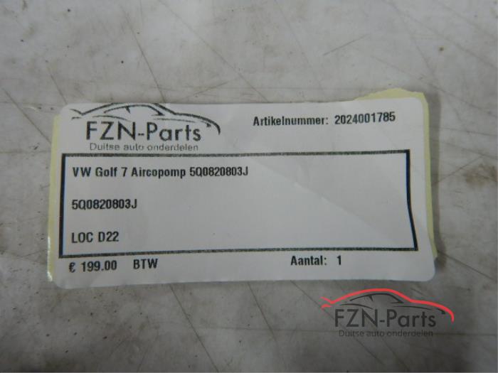 VW Golf 7 Aircopomp