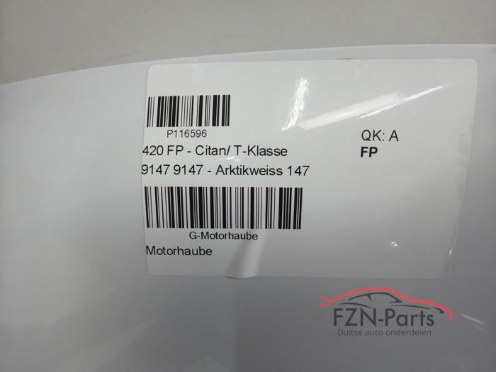 Mercedes-Benz Citan 420 Motorkap 9147 Wit
