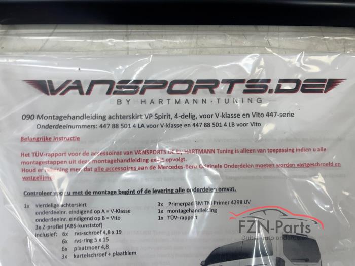 MB Vito W447 Achterbumper Diffuser