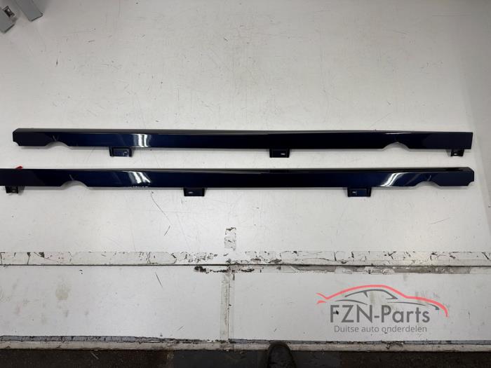 VW Golf 7 R R-Line Sideskirt set links rechts blauw