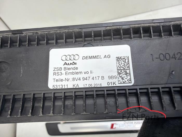 Audi RS3 8V Instaplijsten Sierlijst Dorpel L+R