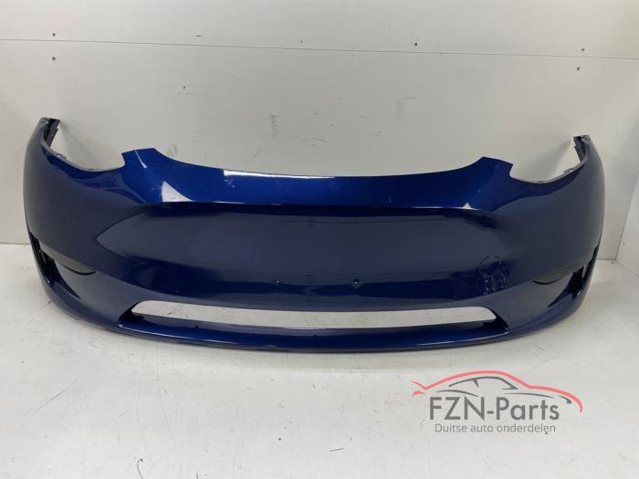 Tesla Model Y Voorbumper Deep Blue Metallic