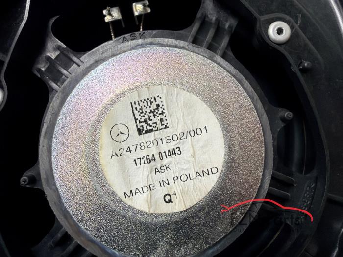 Mercedes-Benz W177 A-Klasse Ruitmechaniek met Speaker