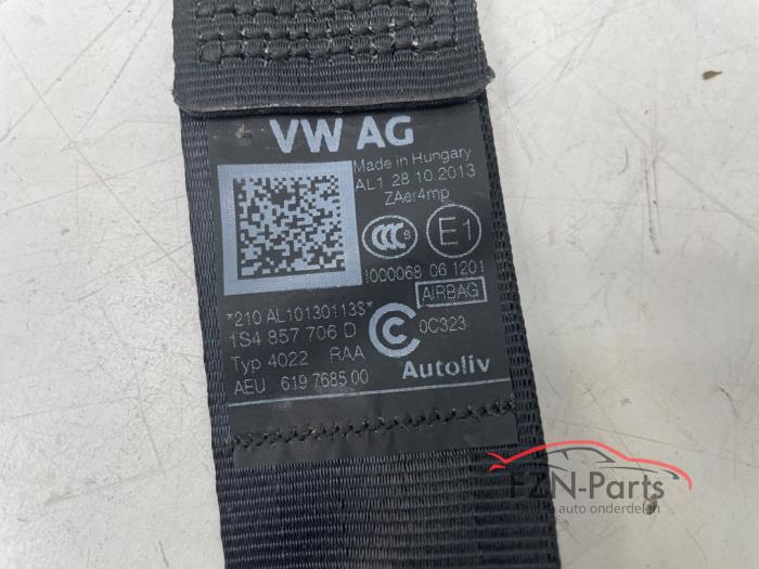 VW Up 1S Gordel Voorzijde Rechts