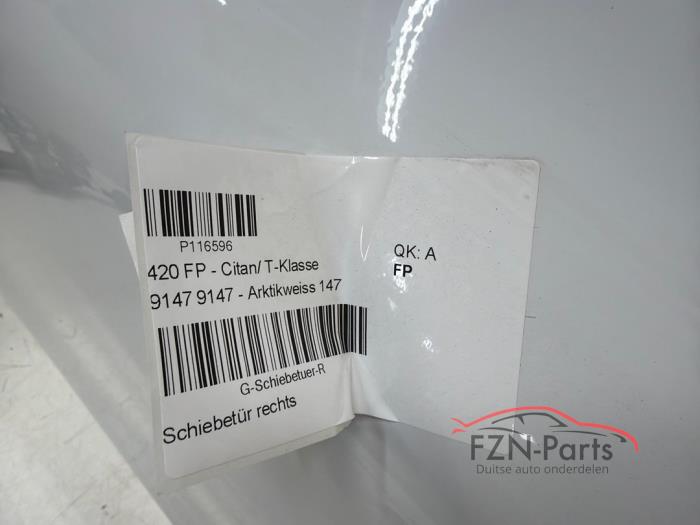 Mercedes-Benz Citan 420 Schuifdeur Rechts 9147 Lange versie