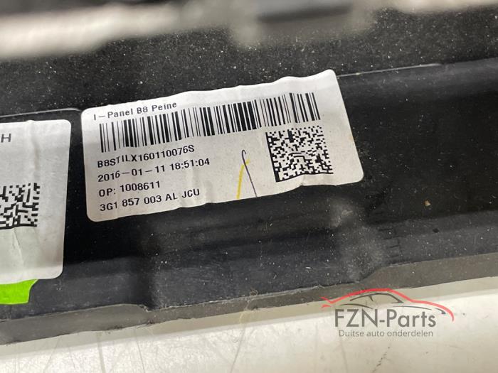 VW Passat B8 Dashboard los Twotone Zwart/beige