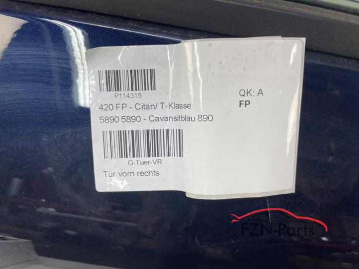 Mercedes-Benz Citan 420 Portier Rechts-voor 890