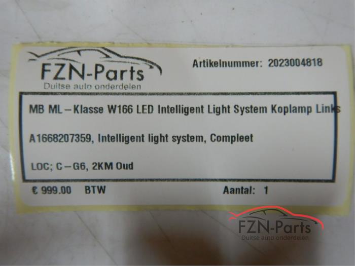 Mercedes-Benz ML-Klasse W166 LED Intelligent Light System Koplamp Links