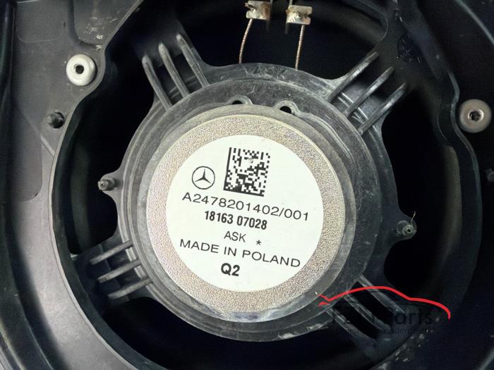 Mercedes-Benz W177 A-Klasse Ruitmechaniek met Speaker