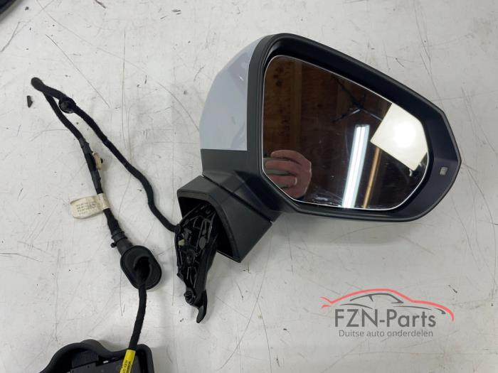 Audi Q2 81A Zij buiten spiegel rechts wit