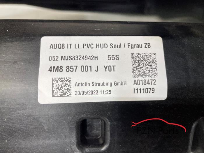 Audi Q8 4M Airbagset+ Dashboard Leer HUD