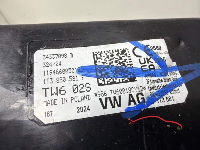 VW Transporter T7 Stoelairbag Centerairbag Links