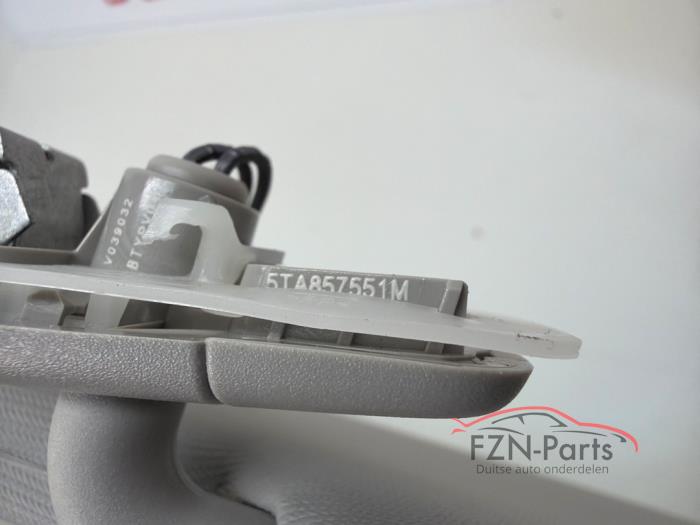 VW Tiguan 5NA Zonneklep Links wit