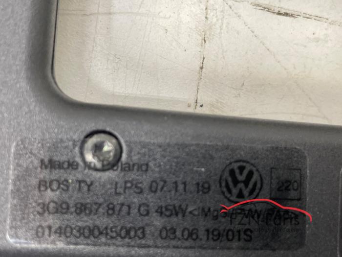 VW Passat B8 Variant Rollo bagageruimte