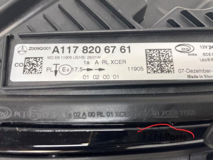 MB Cla A117 facelift Koplamp Links High Performence