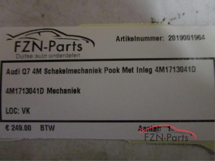 Audi Q7 4M Schakelmechaniek versnellingspook Met inleg