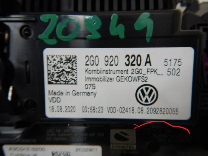 VW Polo 2G 3D-Teller Virtual cockpit Digitaal