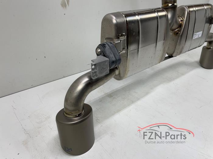 VW Golf 8 GTI Clubsport Facelift Akrapovic Uitlaat Compleet middendemper Einddemper