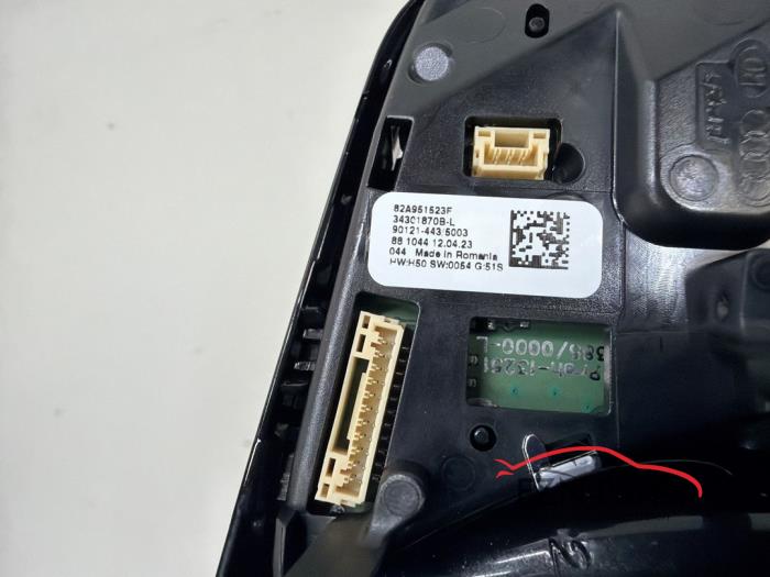 Audi Q2 81A Stuurknopjes + Inleg Stuur VIEW + F1