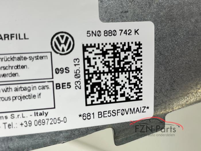 VW Tiguan 5N0 Dak airbag hemel Rechts