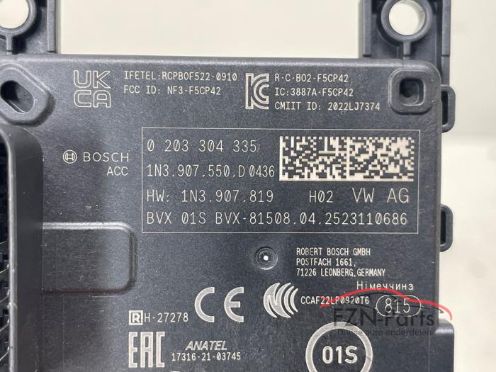 VW Tiguan Tayron CT1 Radar sensor Voorzijde