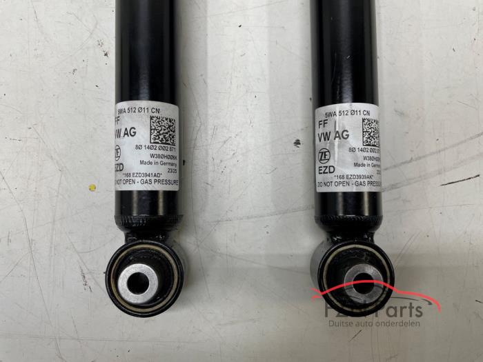 VW Golf 8 5H Veerpoot schokdemper achterzijde set