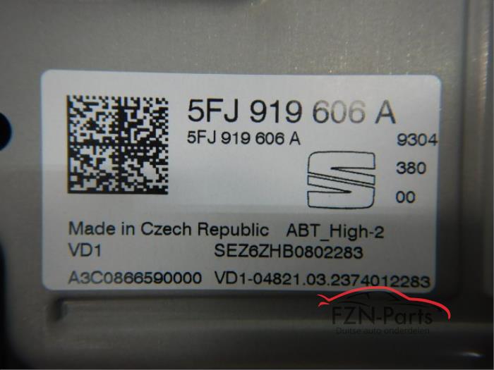 Seat Terraco 5FJ Navi navigatie display