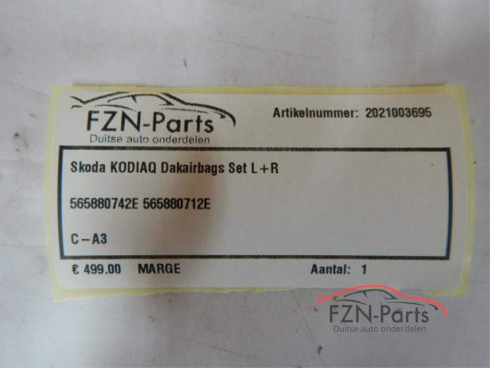 Skoda Kodiaq Dakairbags set links rechts