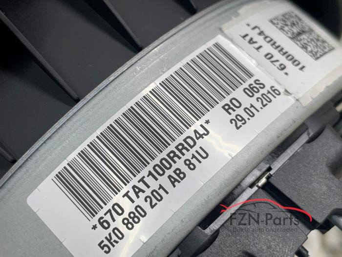 VW Polo 6R Stuurairbag stuur