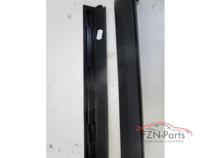 VW Polo 2G GTI R-Line Sideskirt set L+R Zwart 9B9
