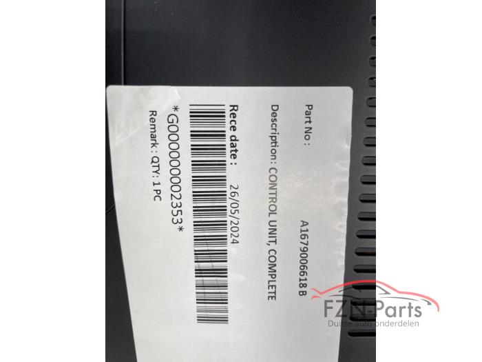 Mercedes-Benz GLE W167 G W463 televisie display scherm hoofdsteun achterzijde